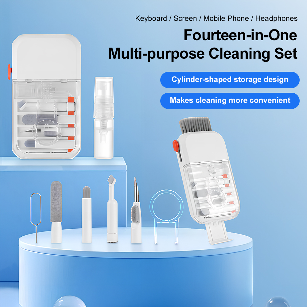 Laptop Accessories All Gadgets - 14-in-1 Digital Device Cleaning Kit Multi-Purpose