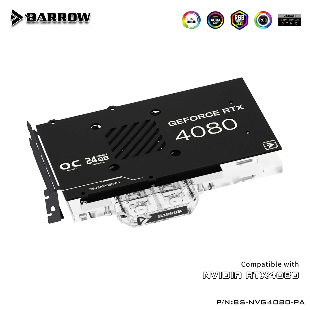 Barrow GPU Water Block For NVI - Nvidia Vga Rtx 4080 评论和价格