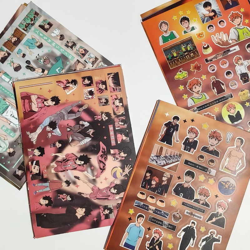 8pcs/set Haikyuu Anime Periphe - Laptop Accessories Kit 评论和价格
