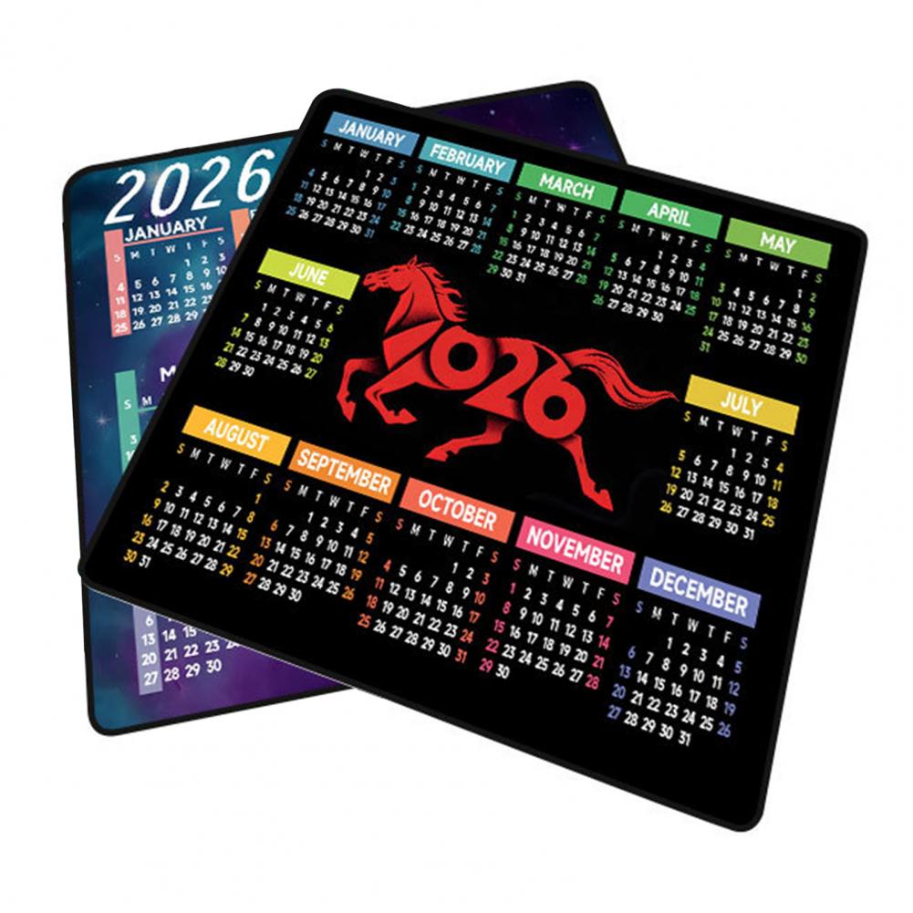 2026 Calendar Mouse Pad Waterp - Laptop Office Accessories 评论和价格