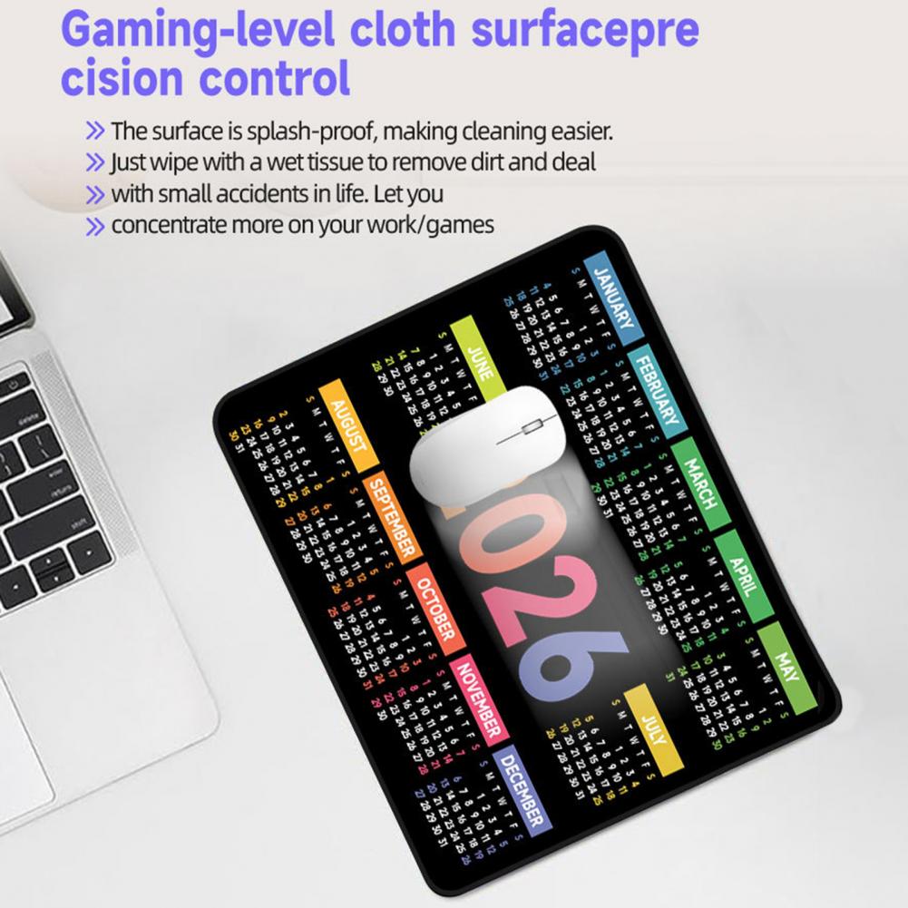 2026 Calendar Mouse Pad Waterp - Laptop Office Accessories 评论和价格
