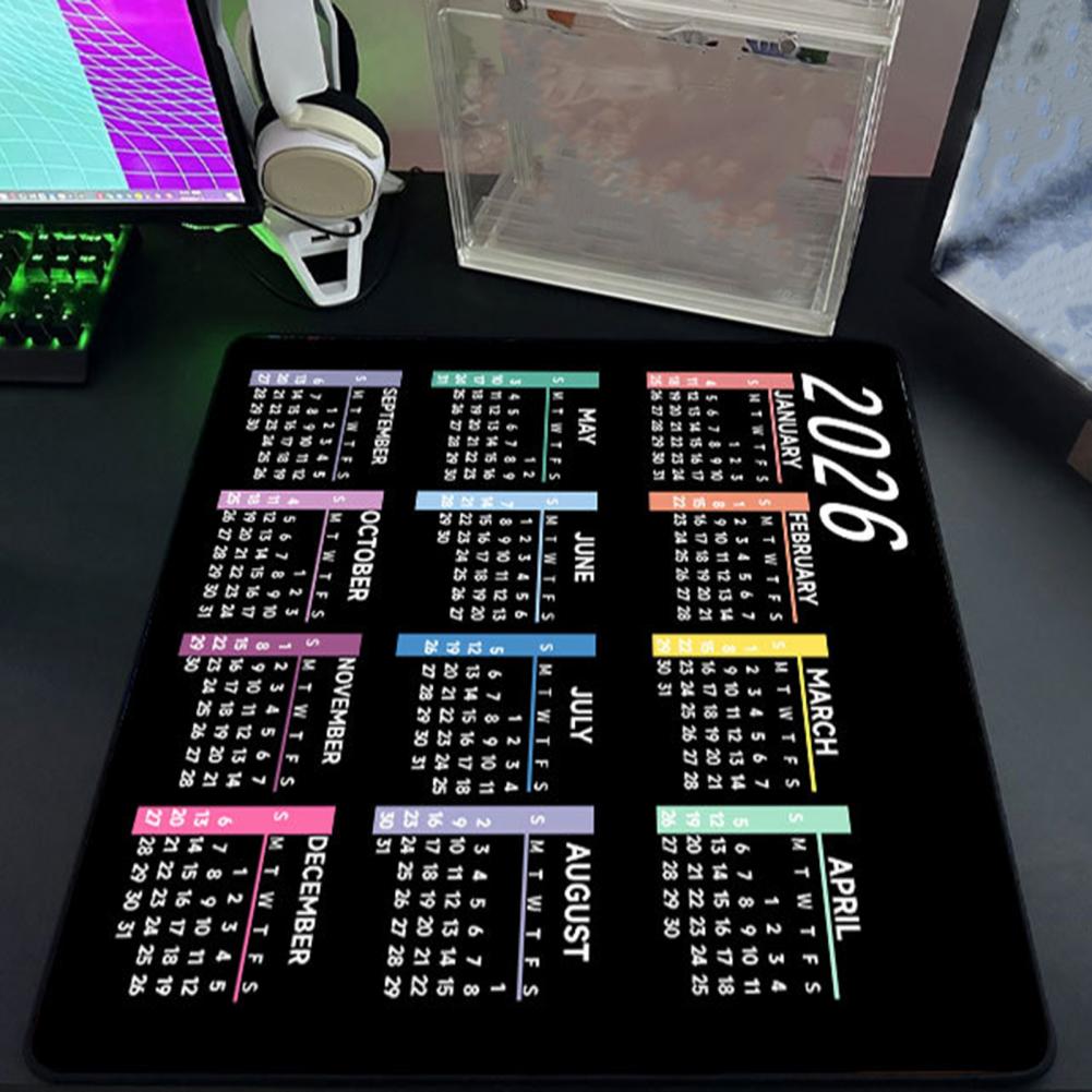 2026 Calendar Mouse Pad Waterp - Laptop Office Accessories 评论和价格