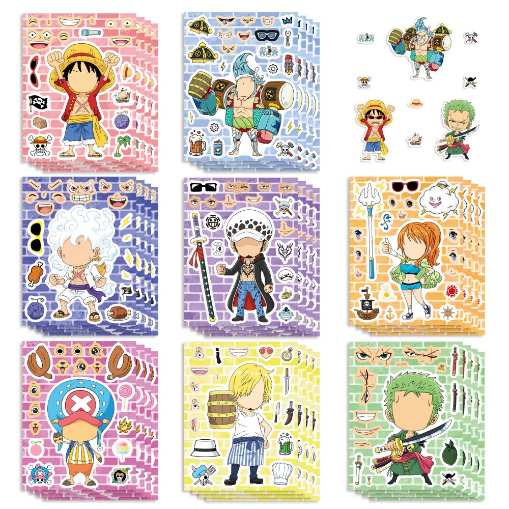 8/16/24Sheets One Piece Luffy  - Laptop Accessories Kit 评论和价格