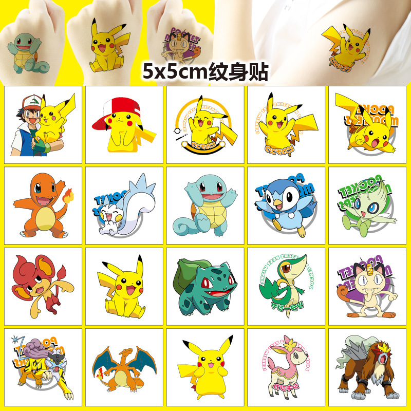 5*5cm 20pcs Pokemon Pikachu Ta - Laptop Accessories Kit 评论和价格