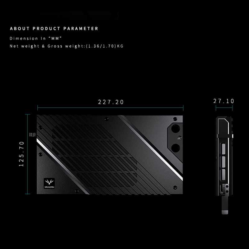 Granzon GBN-RTX4080FE GPU Bloc - Nvidia Vga Rtx 4080 评论和价格