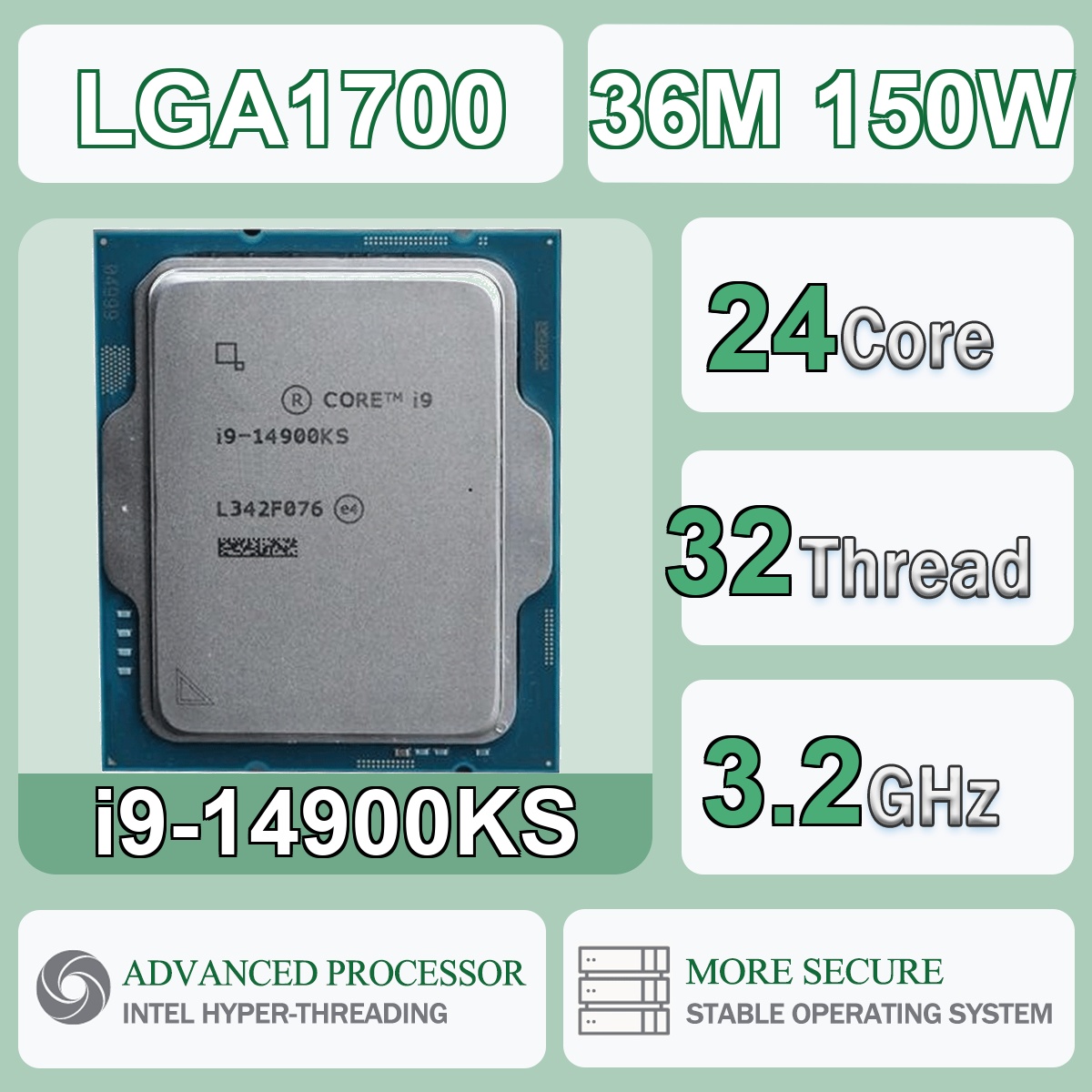 Intel Core i9-14900KS 24C/32T  - Intel Cpu Core I9 评论和价格