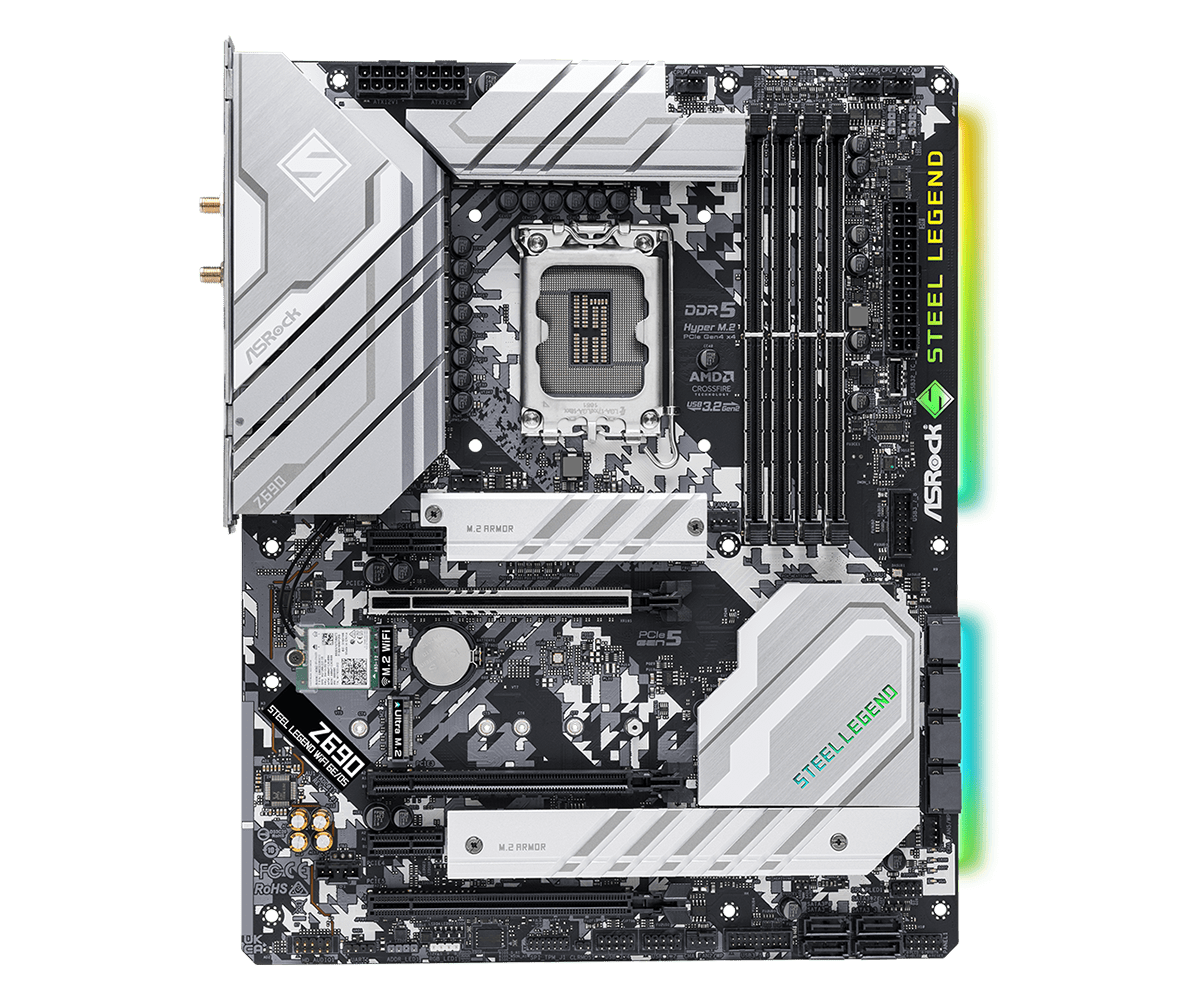 Z690 LGA1700 Motherboard ASROC - Intel Cpu Core I9 评论和价格