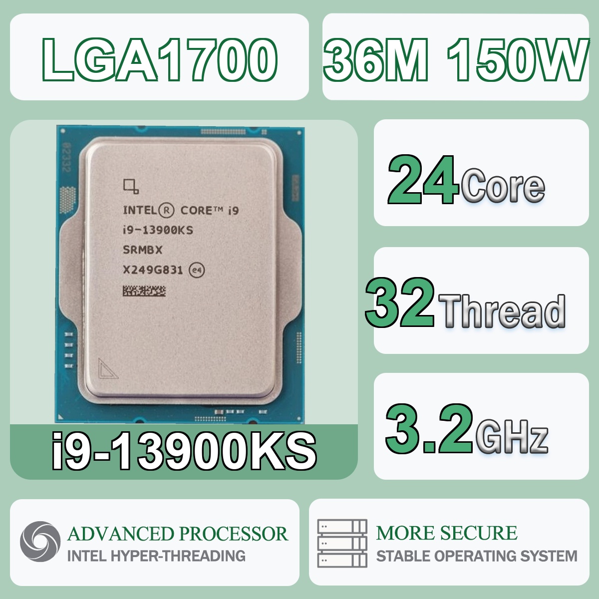 Intel Core i9-13900KS 24C/32T  - Intel Cpu Core I9 评论和价格