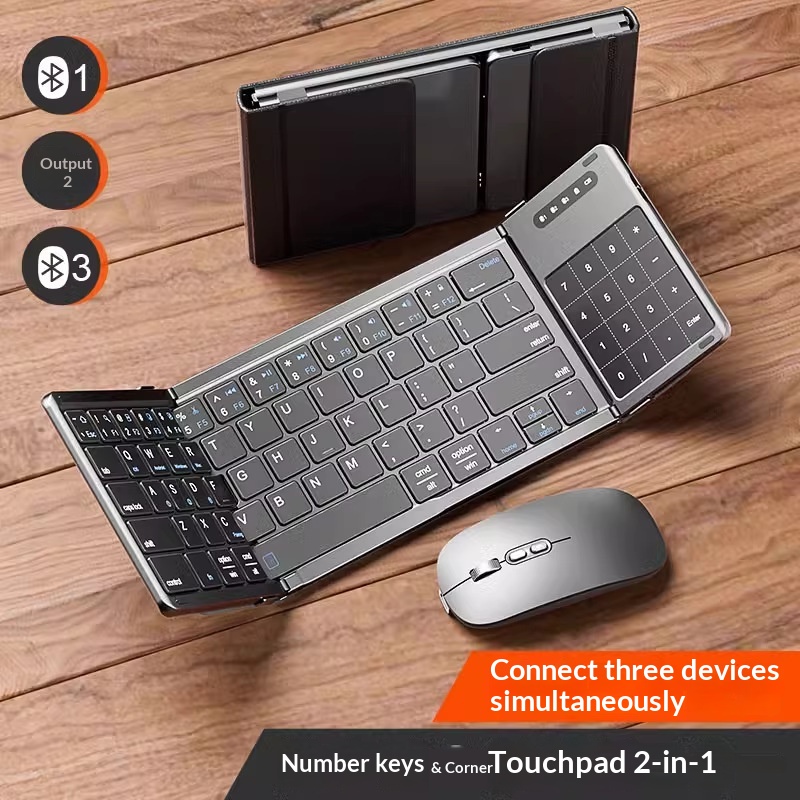 Mengzu Tri Fold Wireless Bluet - Laptop Accessories Mouse 评论和价格