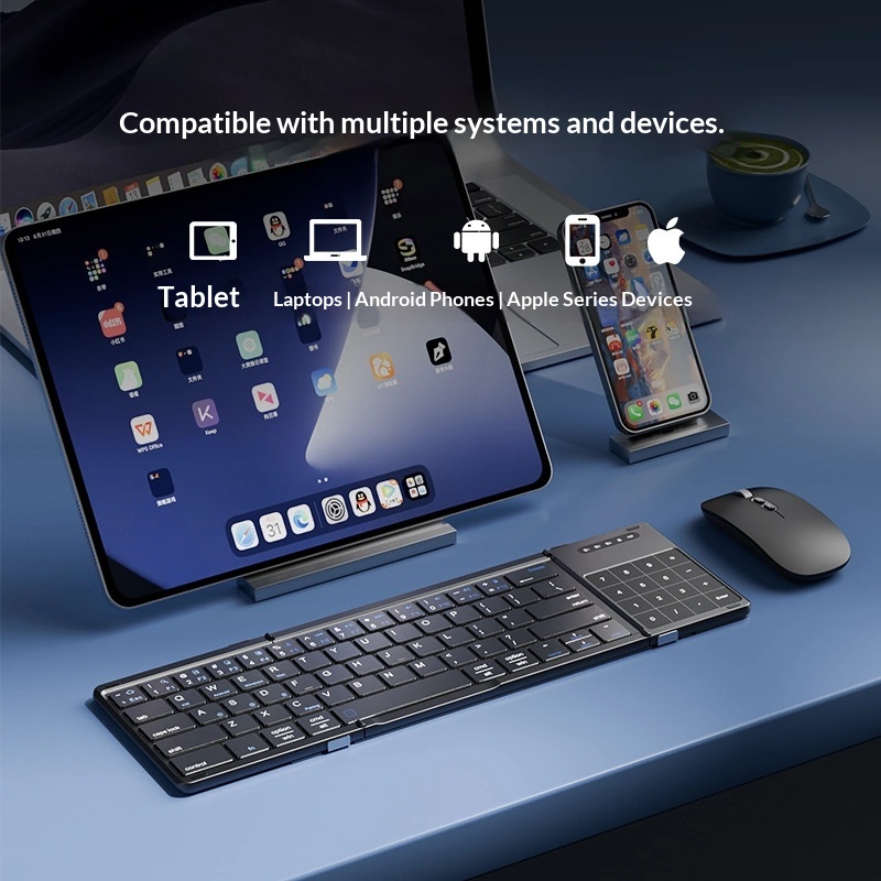 Mengzu Tri Fold Wireless Bluet - Laptop Accessories Mouse 评论和价格